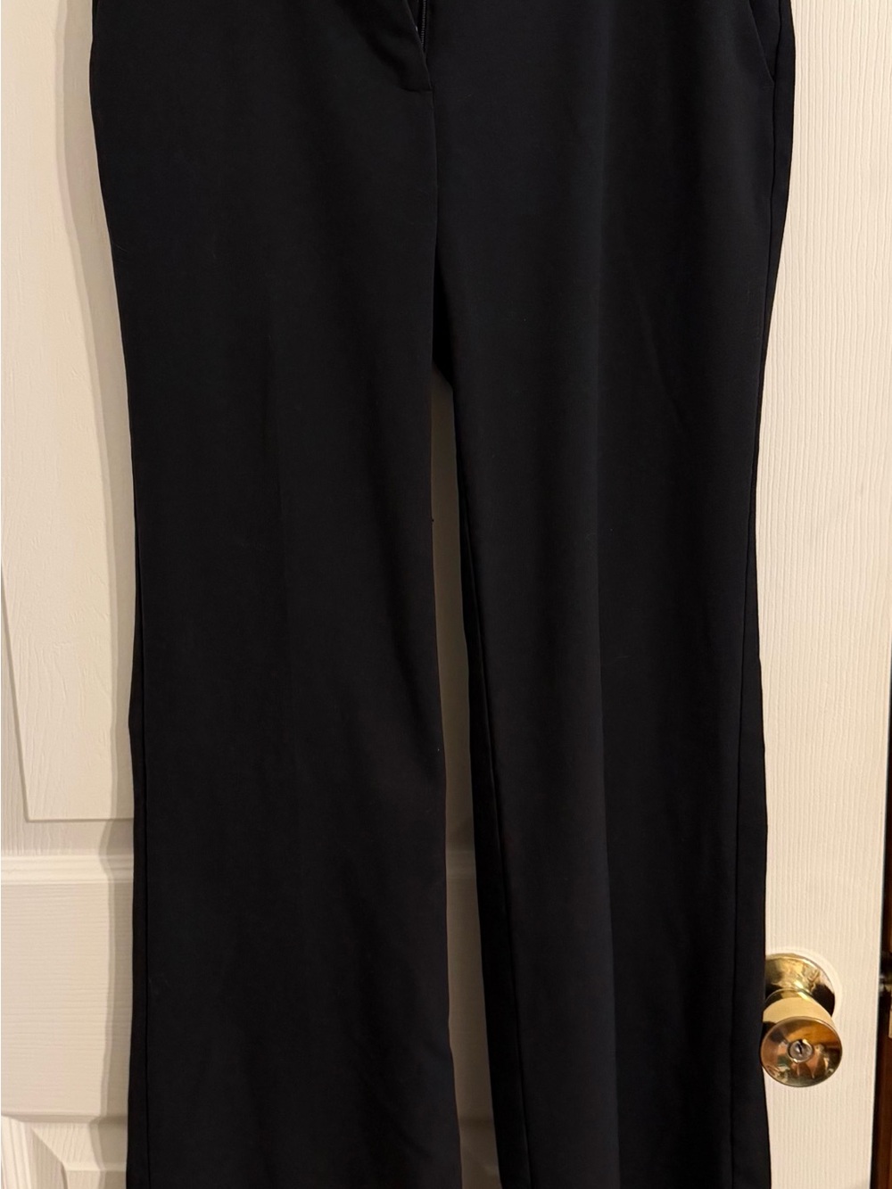 Black Women's Dress Pants - Classic Flare Leg